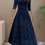 Isa | Maxidress Elegante met Patroon