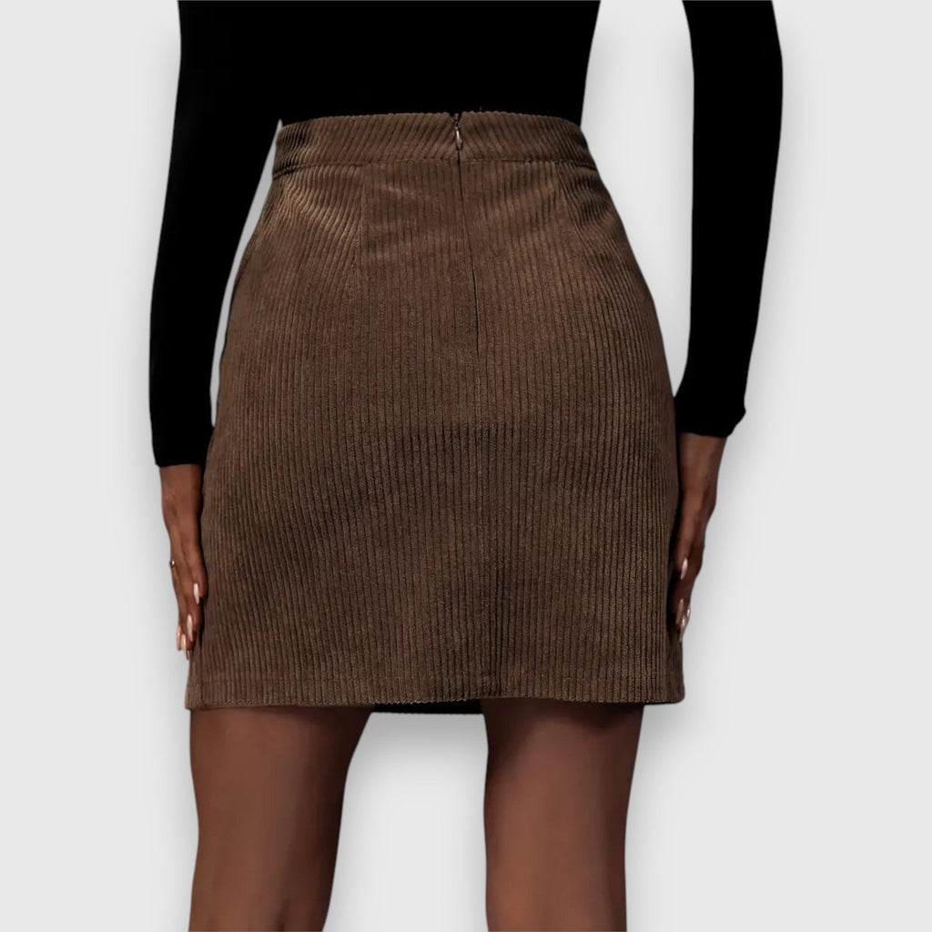 Sabrina | Ribfluwelen Rok