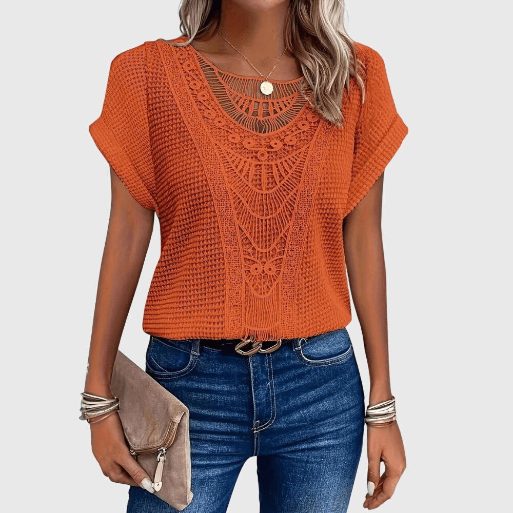 Inge | Elegante Blouse in Ibiza-Stijl