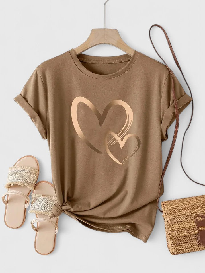 Tineke | Comfortabele Korte Mouwen T-Shirt