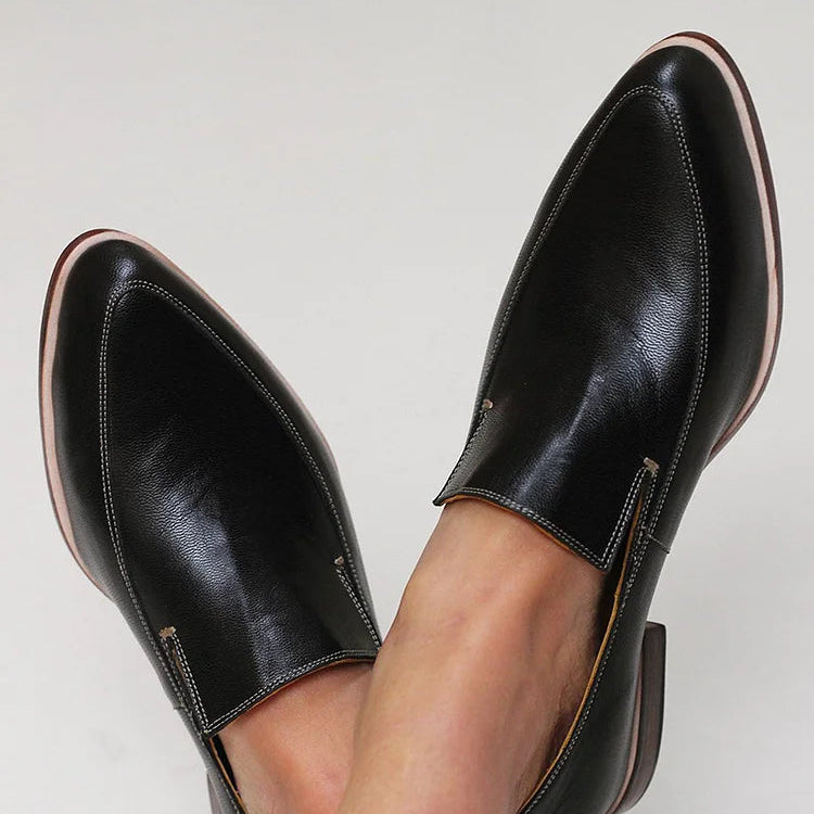 Thalia - Minimalistische Geprofileerde Mocassins