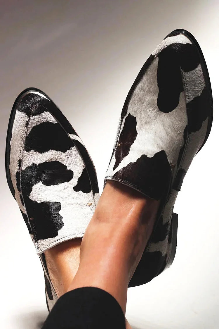 Becca - Vachtprint Schoenen