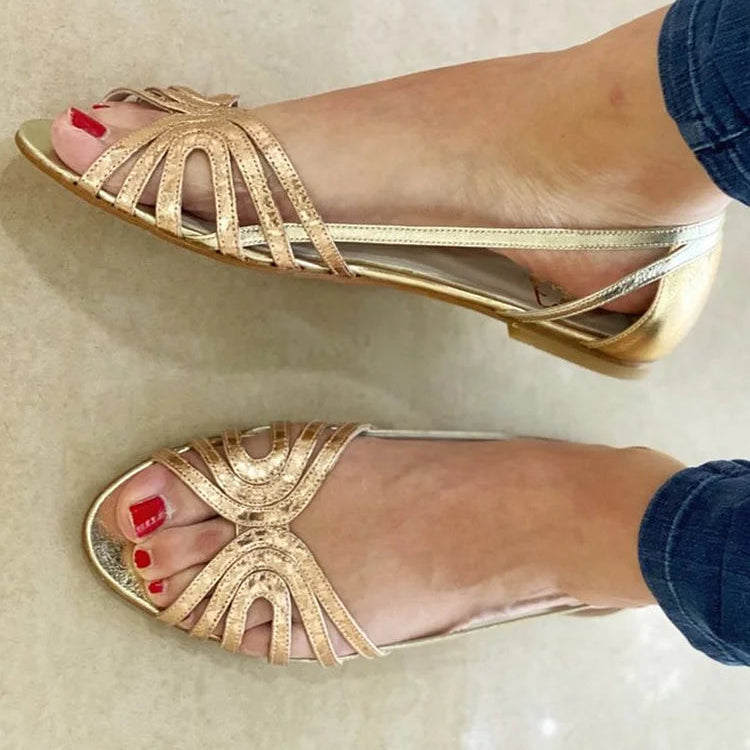 Eleonora | Gouden Zomer Sandalen
