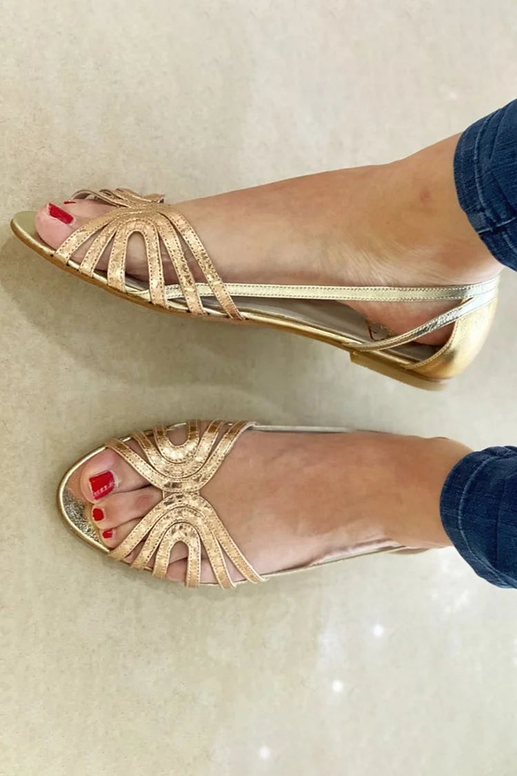 Eleonora | Gouden Zomer Sandalen