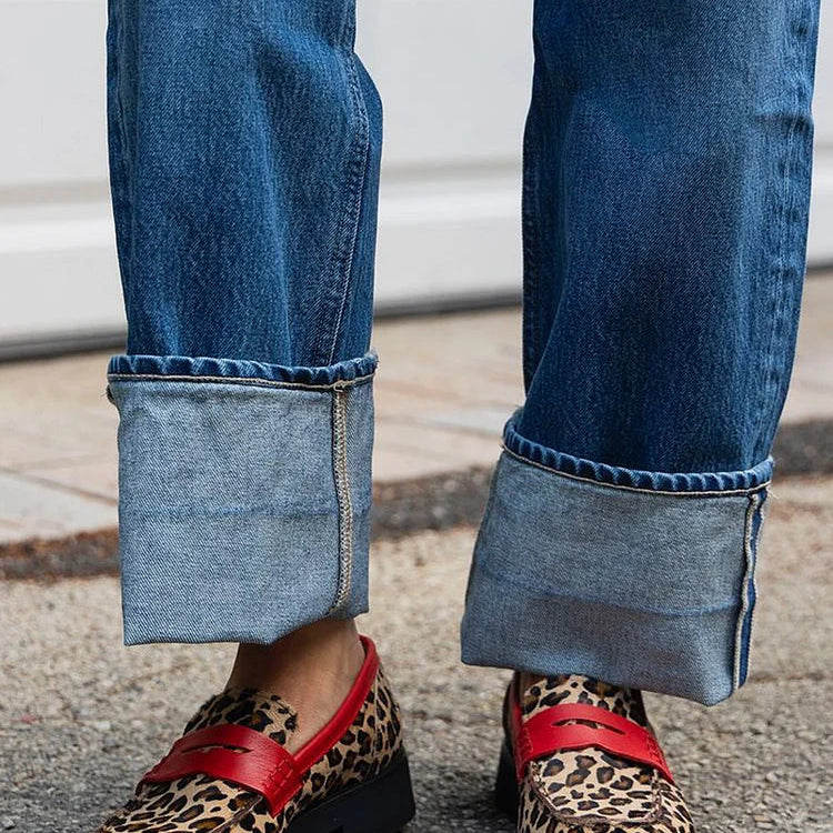 Roxie - Wildprint Mocassins