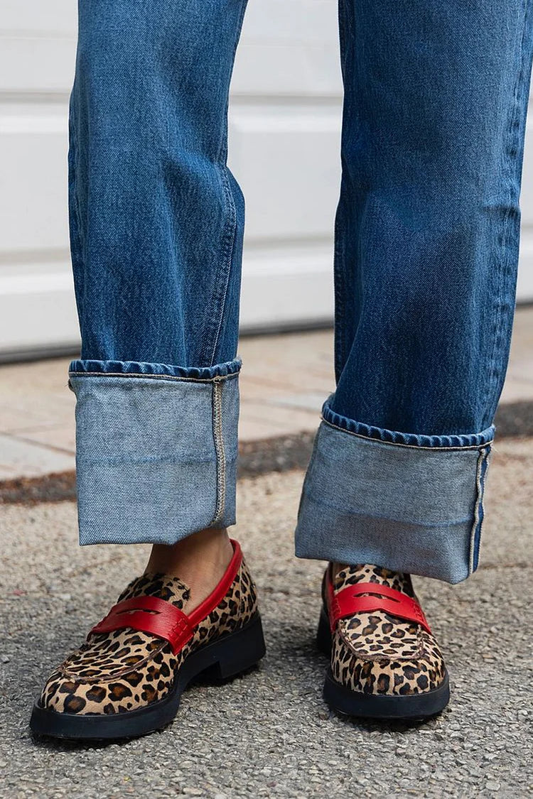 Roxie - Wildprint Mocassins
