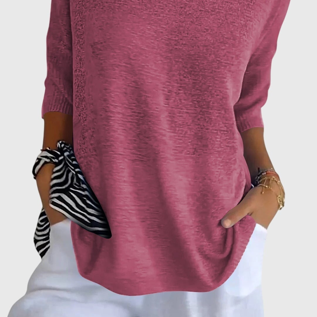 Caroline | Elegante Top met V-Hals