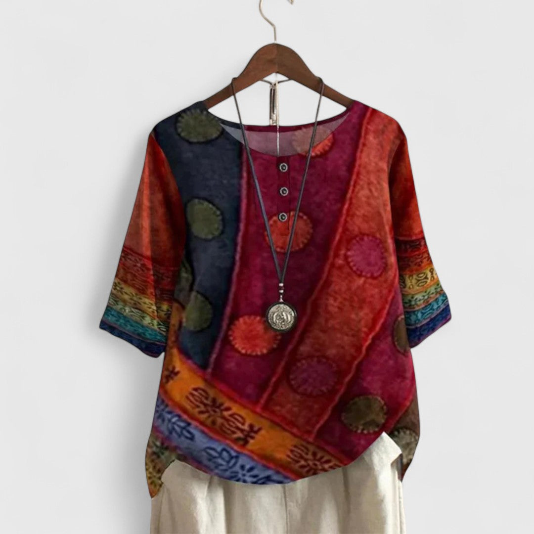 Carine | Elegante Boho Top