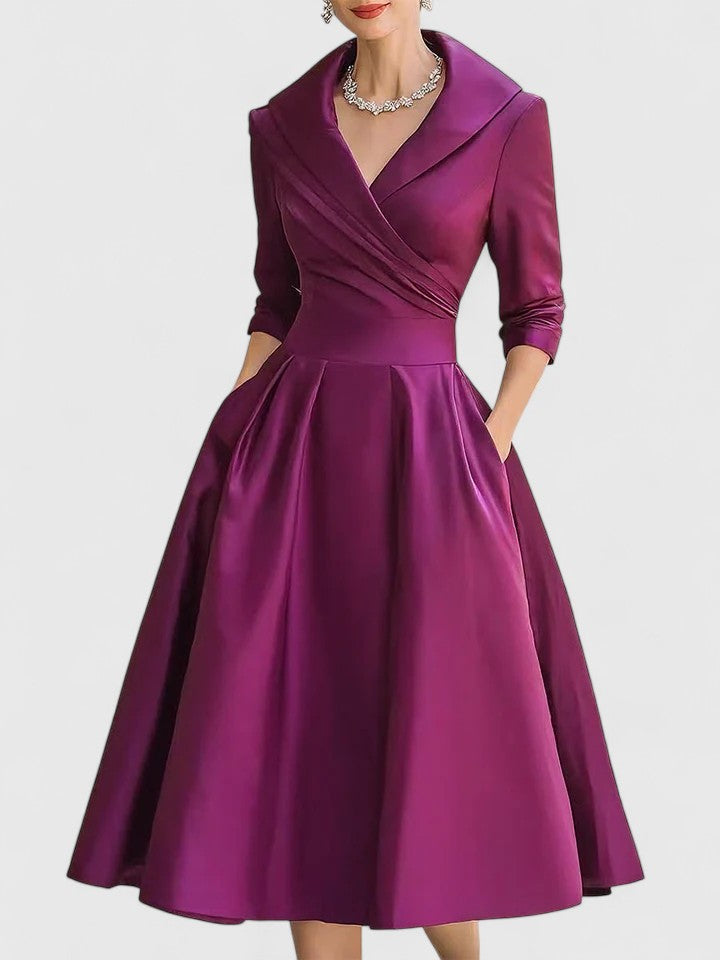 Leonore | Elegante Midi Jurk