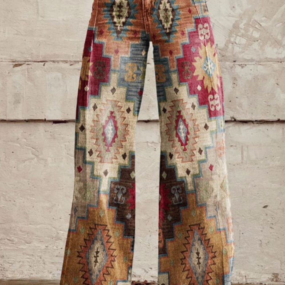 Juliette | Zachte Geprinte Broek