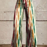 Olivia | Natuurlijke Geprinte Broek