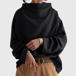 Nora | Casual top met hoge kraag