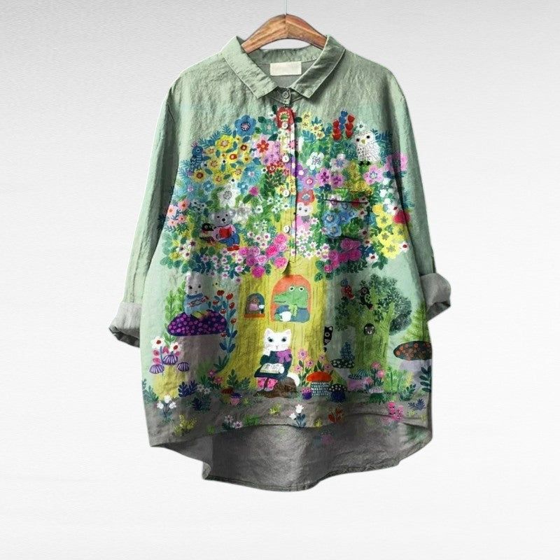 Caroline | Elegante zomerblouse