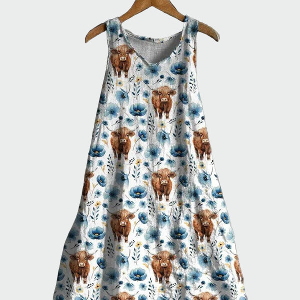 Jurk met Koeienprint