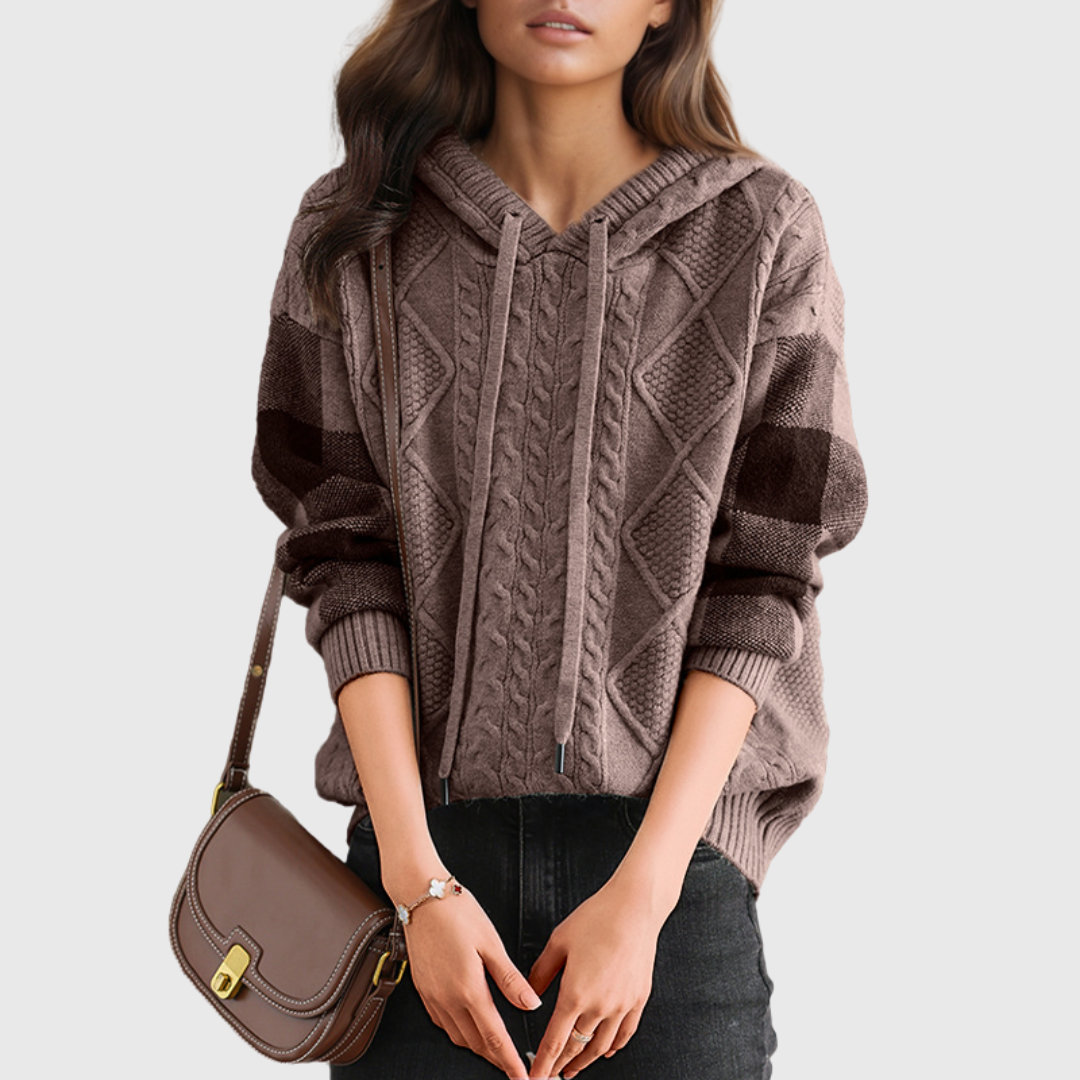 Isa | Gebreide Hoodie