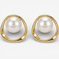 Vintage parel oorbellen