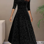 Isa | Maxidress Elegante met Patroon