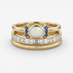 Oprah - Vintage Gouden Ringenset