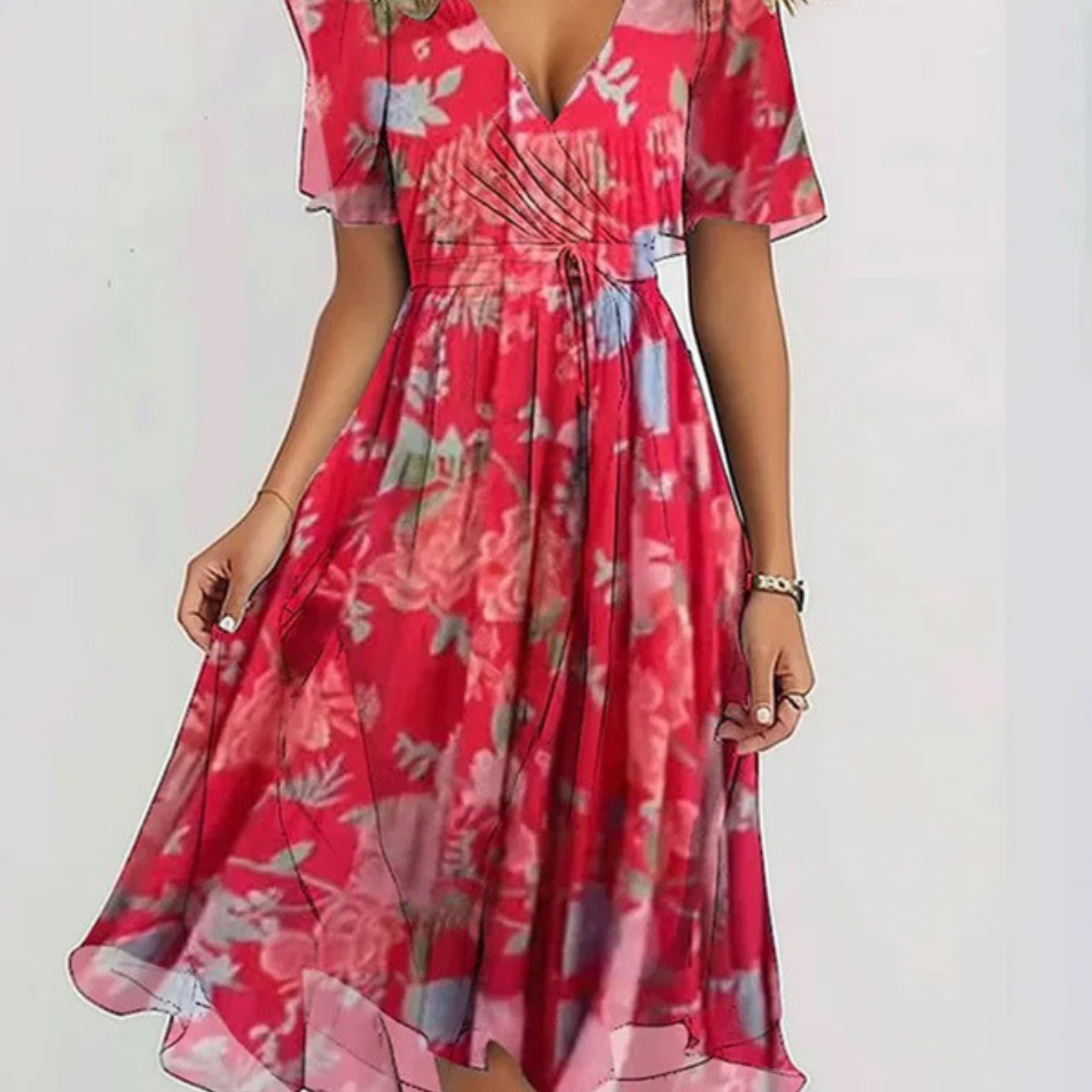 Isa | Zomerjurk met buikbedekking