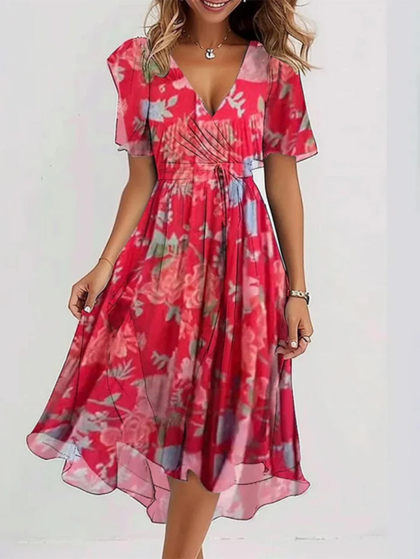 Isa | Zomerjurk met buikbedekking