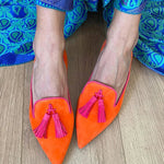 Portia - Boho instappers met franjes