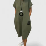 Moniek | Comfortabele Midi Jurk