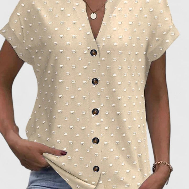 Rebecca | Comfortabele V-Hals Blouse