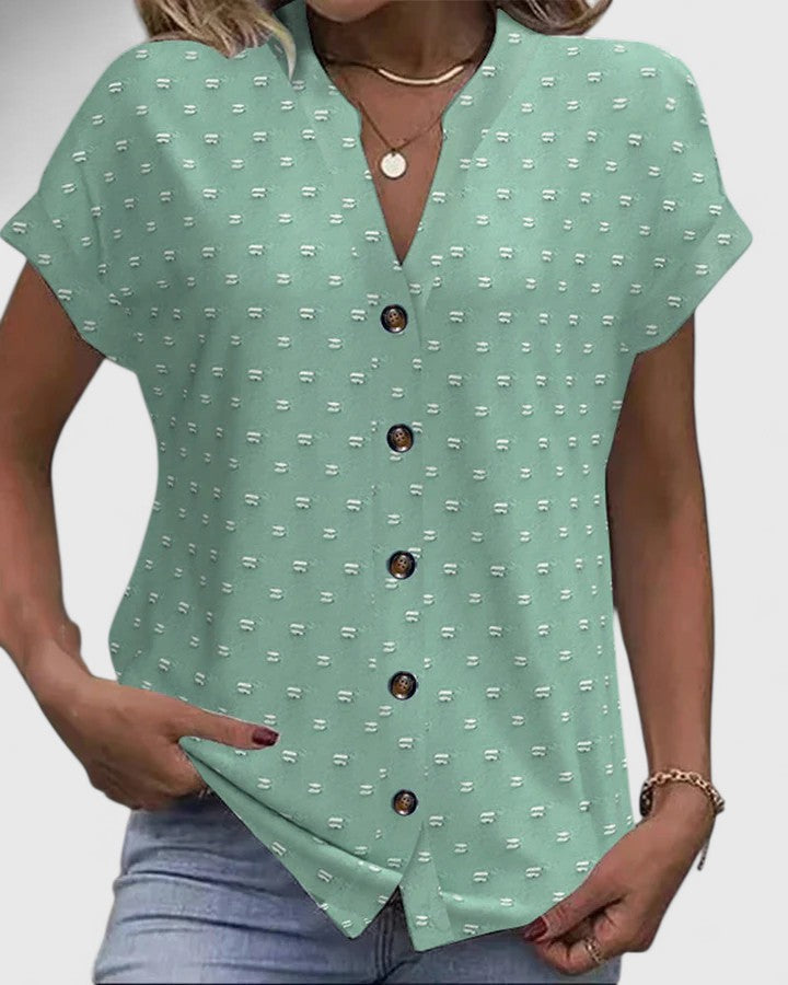 Rebecca | Comfortabele V-Hals Blouse