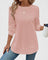Valerie | Elegante Top met Ronde Hals en Lange Mouwen