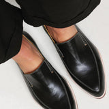 Thalia - Minimalistische Geprofileerde Mocassins