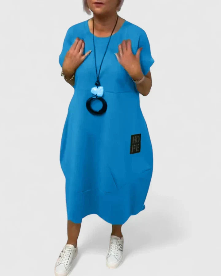 Moniek | Comfortabele Midi Jurk