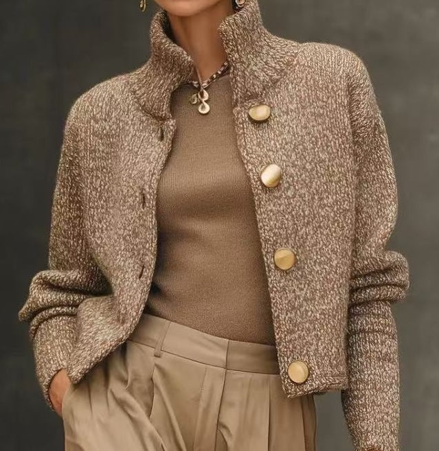 Edie | Op Maat Gemaakte Gemengde Woljas