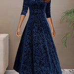 Carine | Elegante Fluwelen Jurk voor Feestdagen