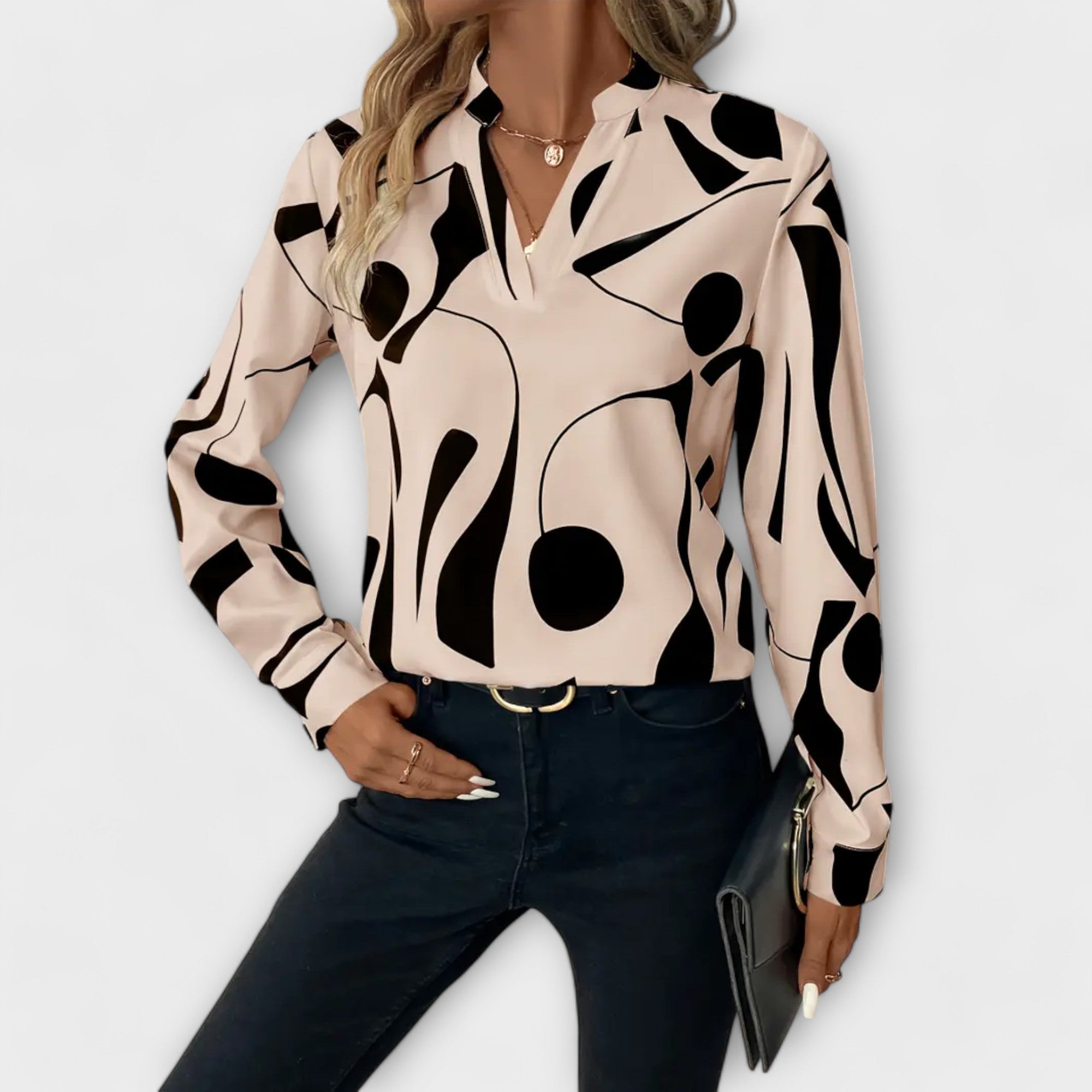 Isa | Elegante Blouse Met Design