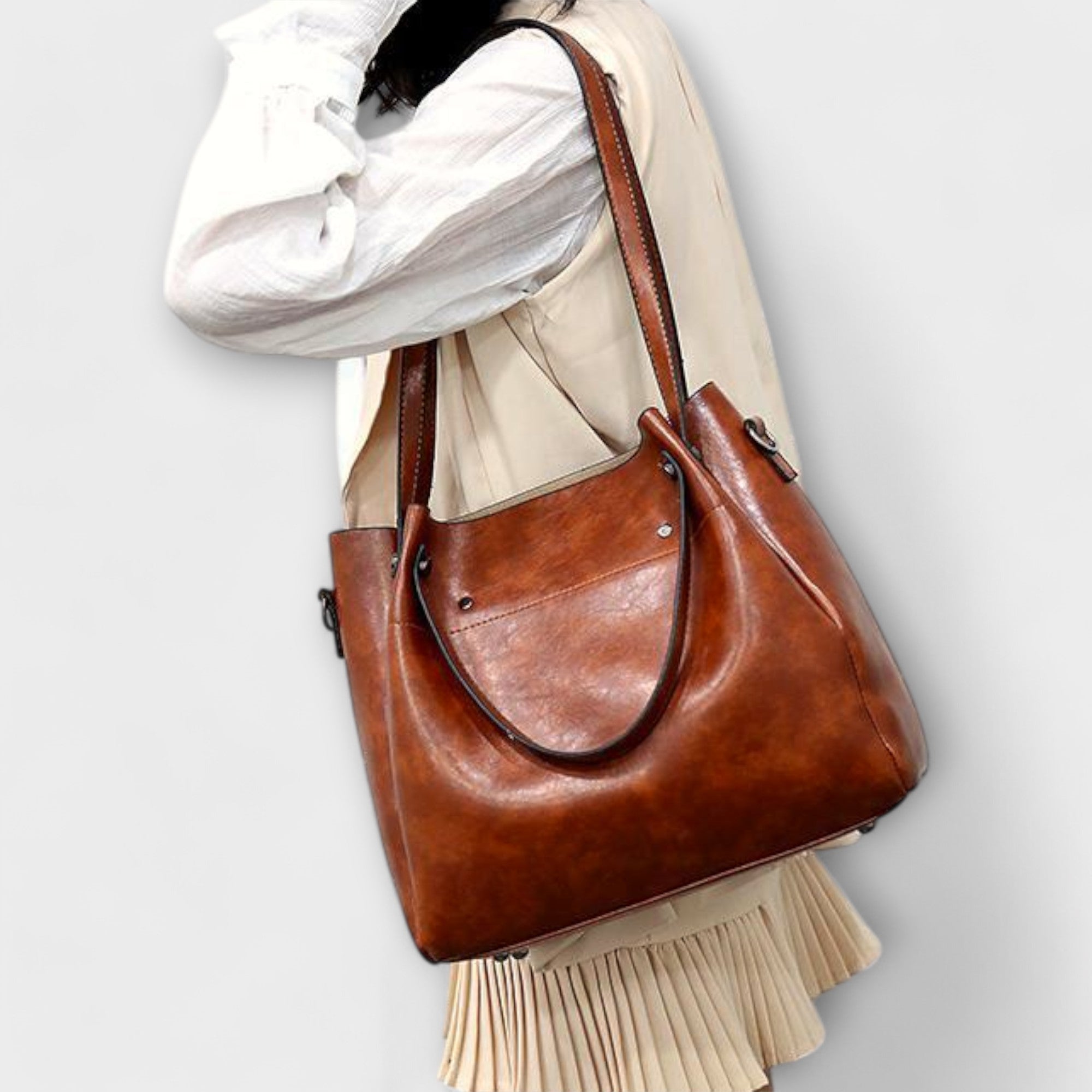 Janine | Set van vintage tassen in 4 delen