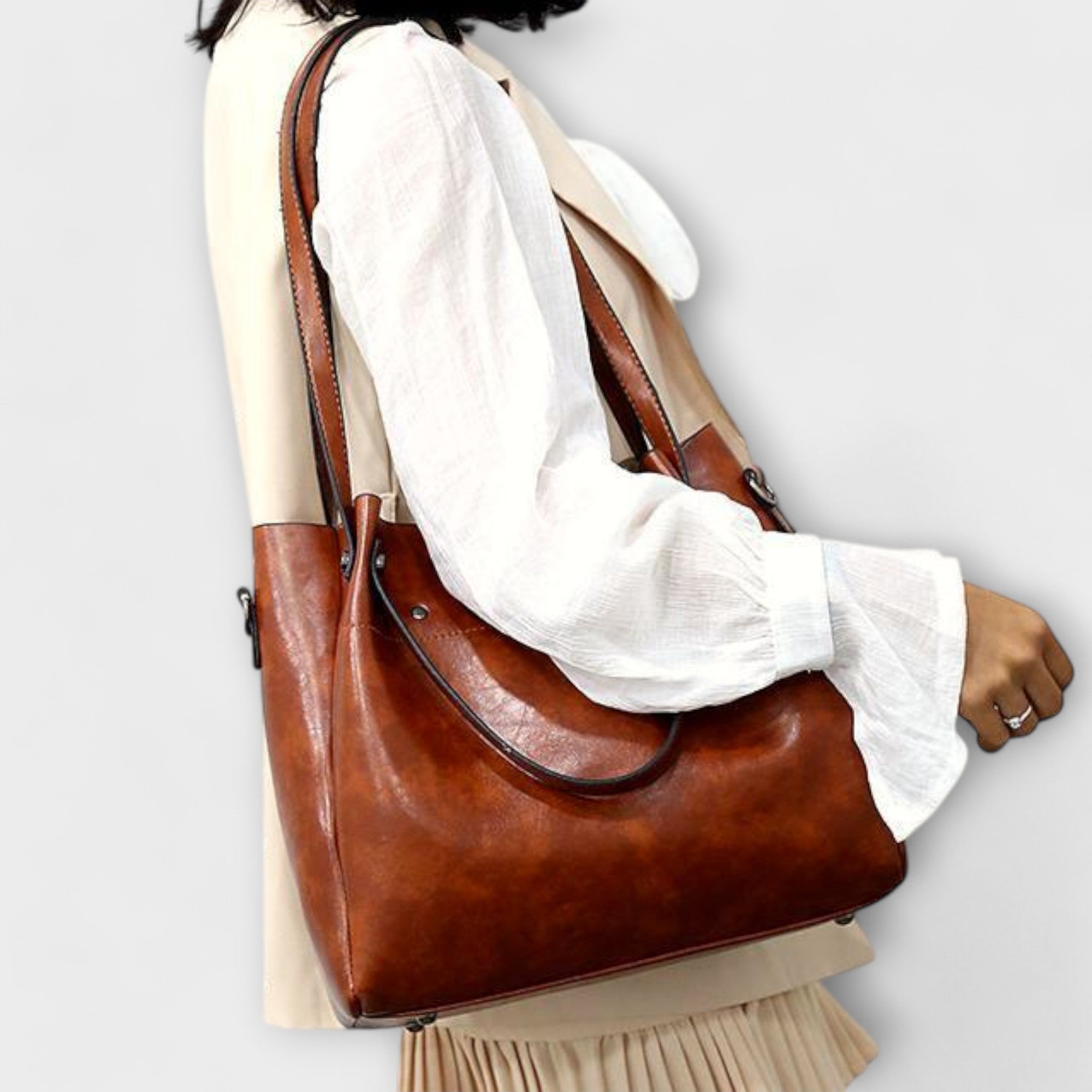 Janine | Set van vintage tassen in 4 delen