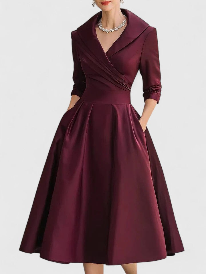 Leonore | Elegante Midi Jurk