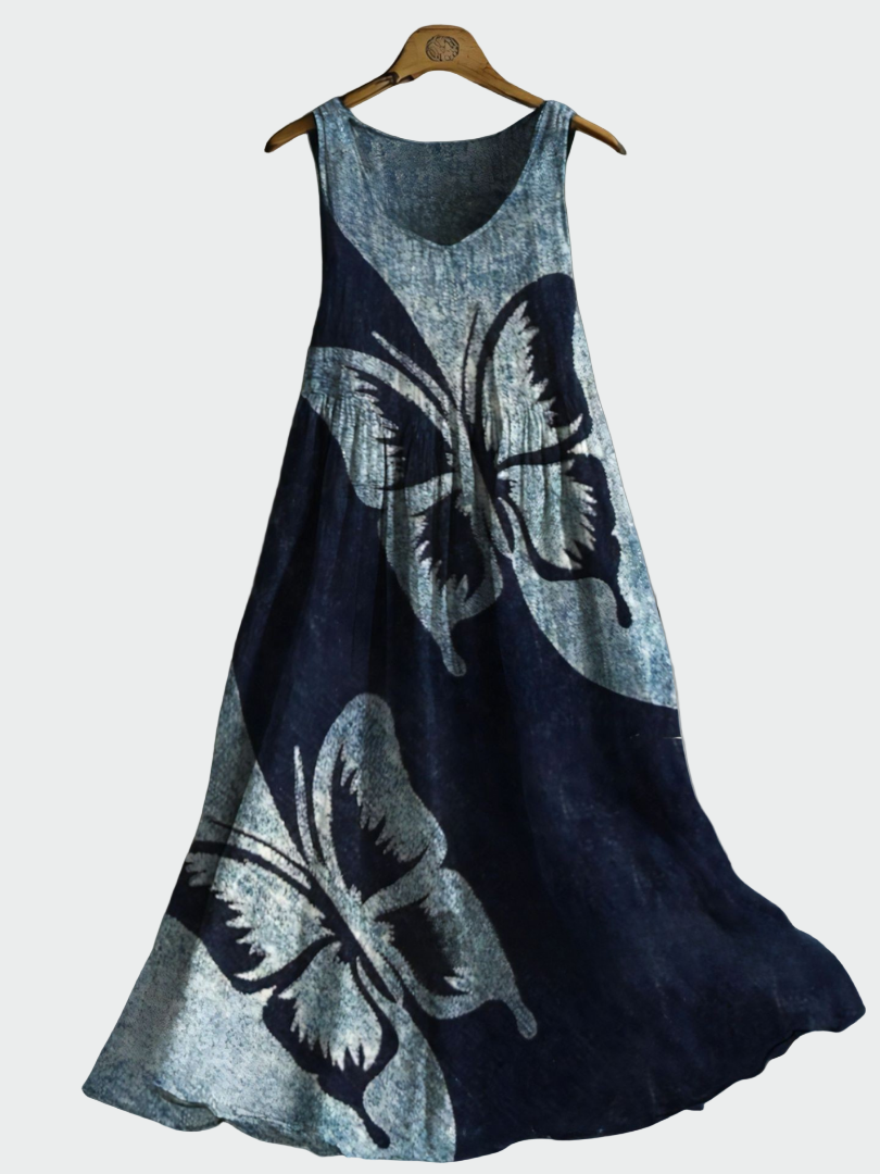 Jurk met Vlinderprint