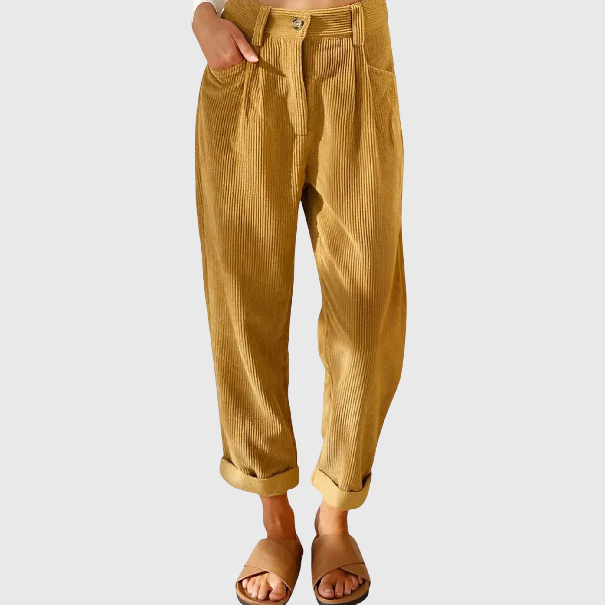 Truus | Moderne Corduroy Broek