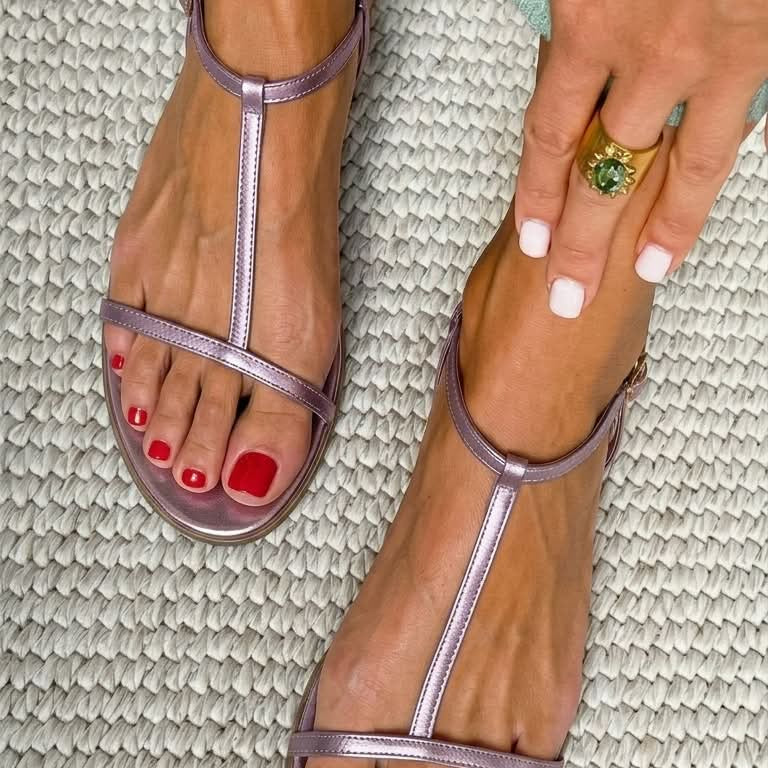 Rosalba | Gouden Lente Sandalen