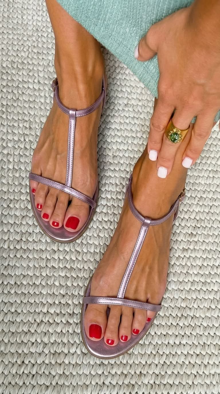 Rosalba | Gouden Lente Sandalen