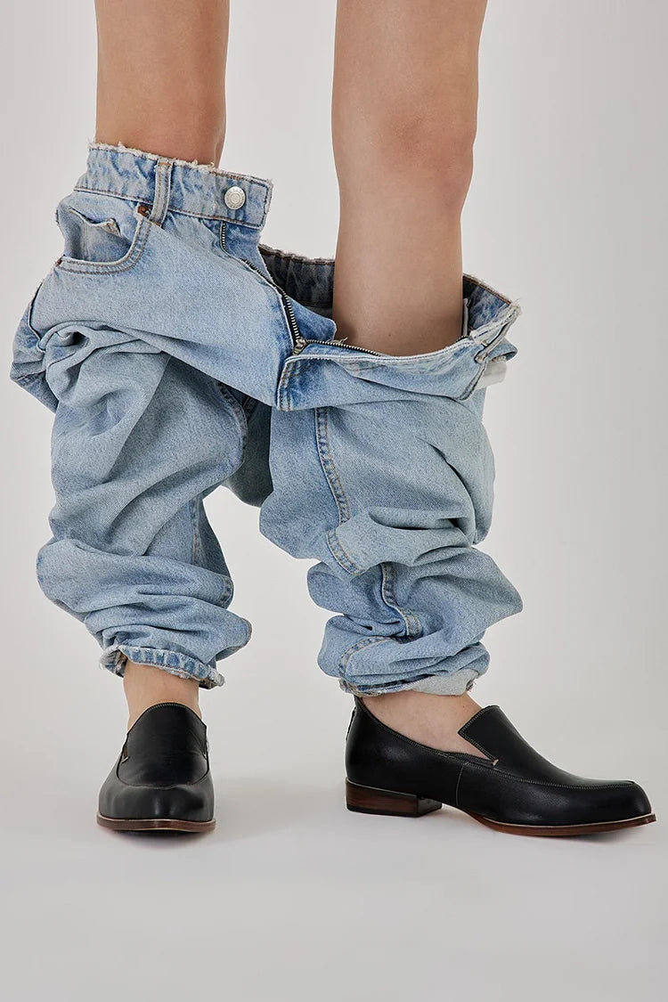Thalia - Minimalistische Geprofileerde Mocassins