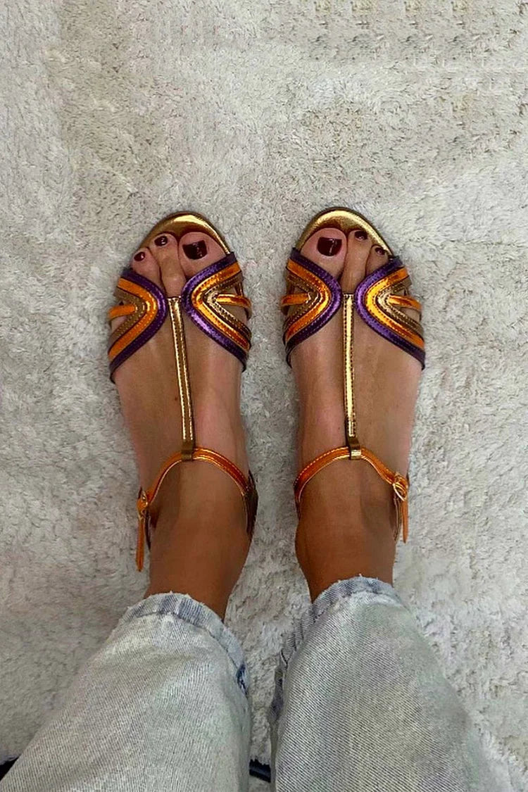 Viviana | Sandalen in Mediterranen Farbtönen