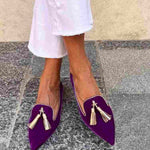 Portia - Boho instappers met franjes