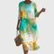 Nynke | Elegante Maxi Bloemenjurk