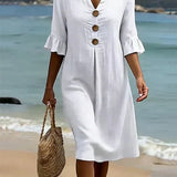 Charlotte - Vrouwelijke casual jurk.