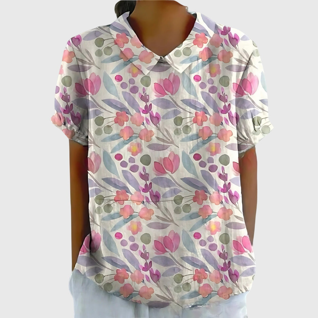 Wanda | Bloemen Blouse