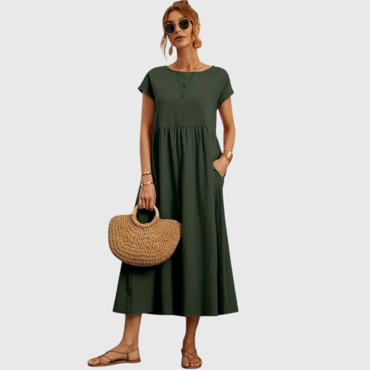 Aaltje | Comfortabele Midi Jurk