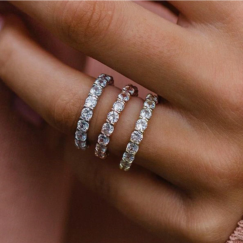 Élise – Diamanten ring met dubbele band