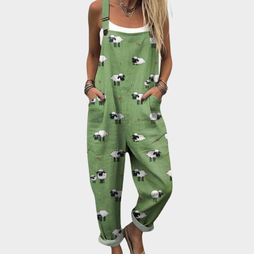 Loes | zachte boheemse groene tint